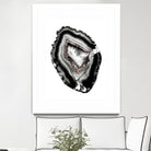 Agate Rose Gold Glitter Glam #1 #gem #decor #art by Anita & Bella Jantz on GIANT ART - gray photo illustration