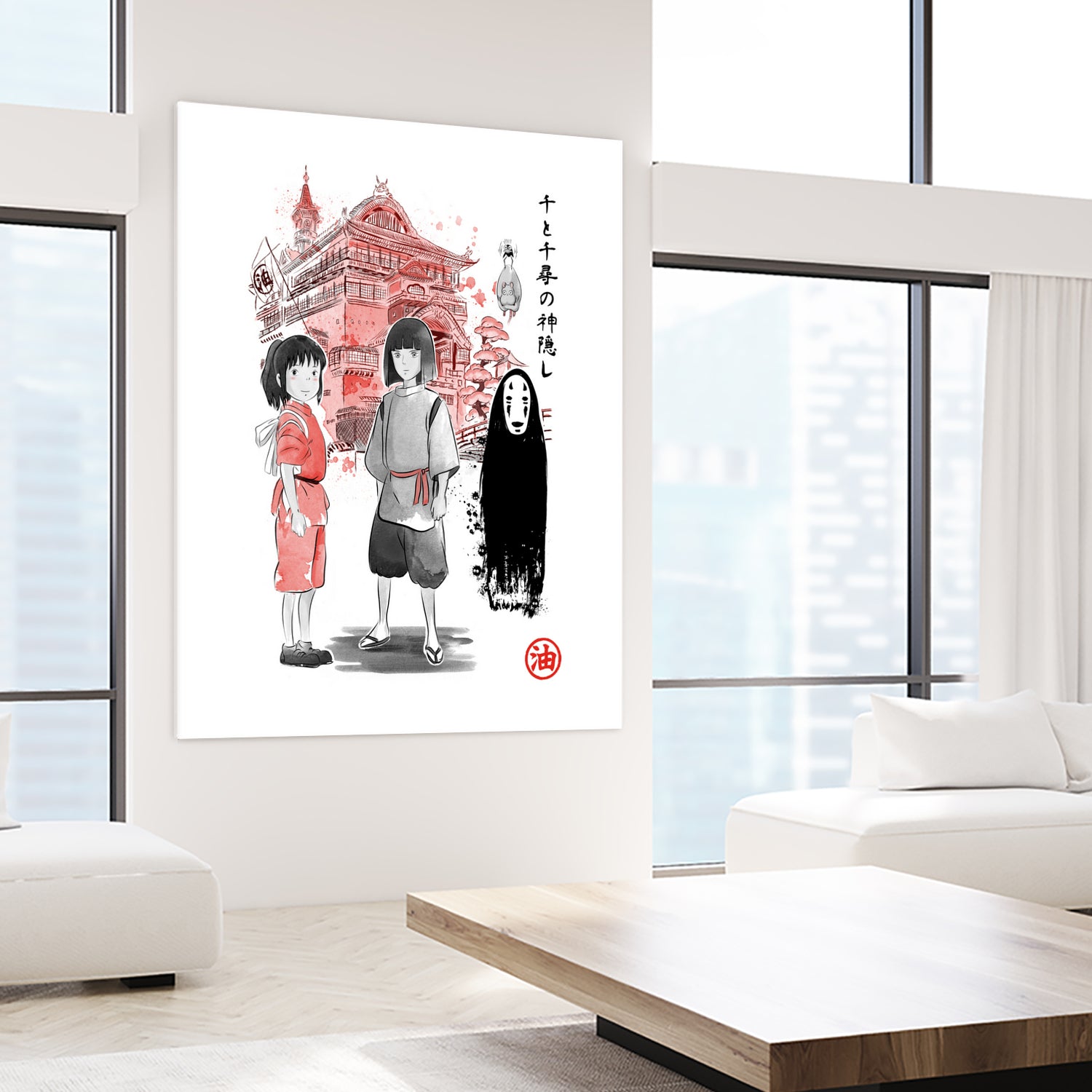 Spirited sumi-e by Antonio Camarena on GIANT ART - white digital painting