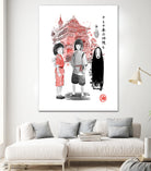 Spirited sumi-e by Antonio Camarena on GIANT ART - white digital painting