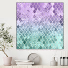 Mermaid Glitter Scales #1 #shiny #decor #art by Anita & Bella Jantz on GIANT ART - fuchsia photo illustration