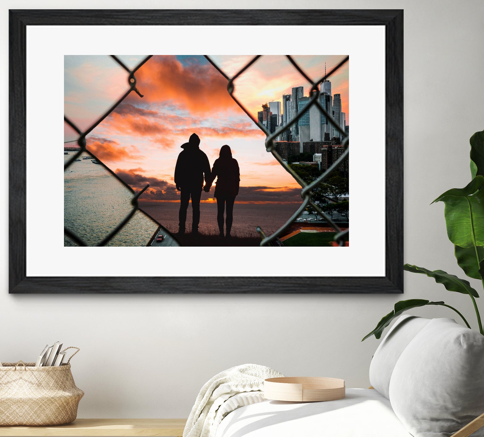 Free Love by GEN Z by Rigaud Mickaël on GIANT ART - orange photo illustration