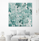 Mermaid Glitter Scales #3 #shiny #decor #art by Anita & Bella Jantz on GIANT ART - green vector illustration