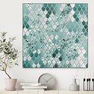 Mermaid Glitter Scales #3 #shiny #decor #art by Anita & Bella Jantz on GIANT ART - green vector illustration