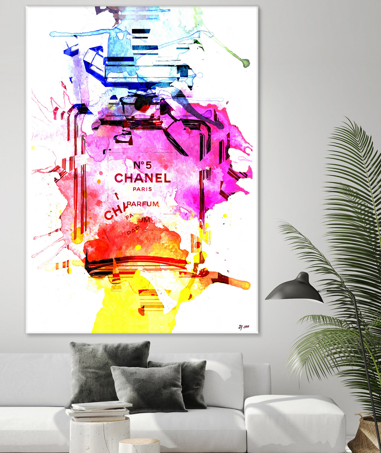 Chanel Shards by Daniel Janda on GIANT ART - white mixed media