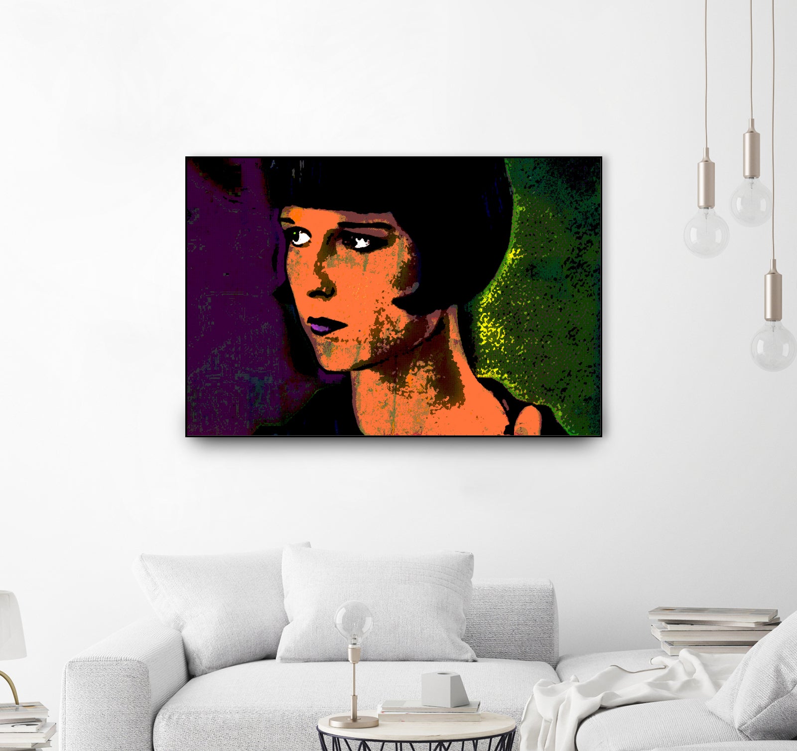 LOUISE BROOKS-2 by OTIS PORRITT on GIANT ART - orange digital painting