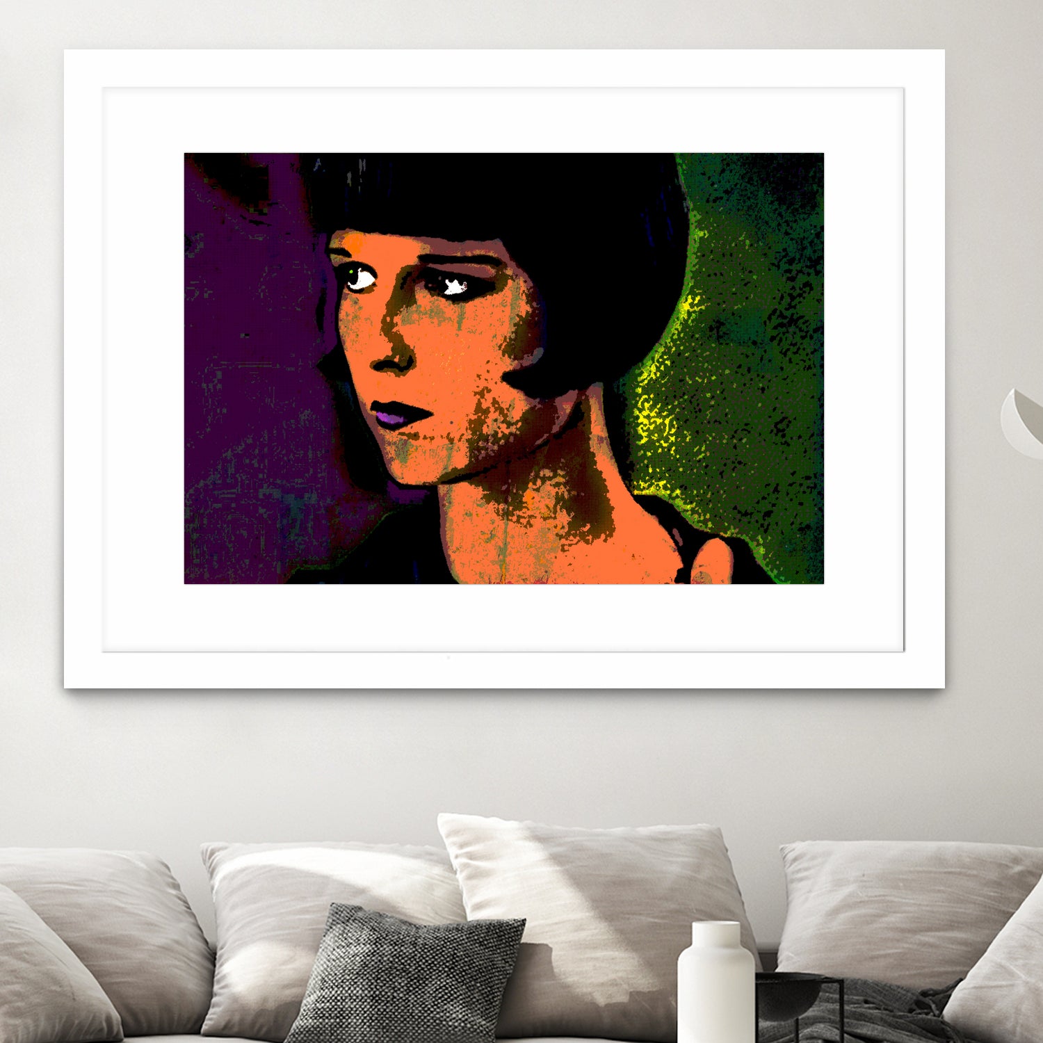 LOUISE BROOKS-2 by OTIS PORRITT on GIANT ART - orange digital painting