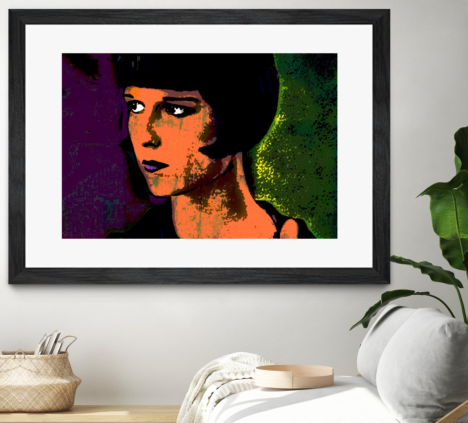 LOUISE BROOKS-2 by OTIS PORRITT on GIANT ART - orange digital painting