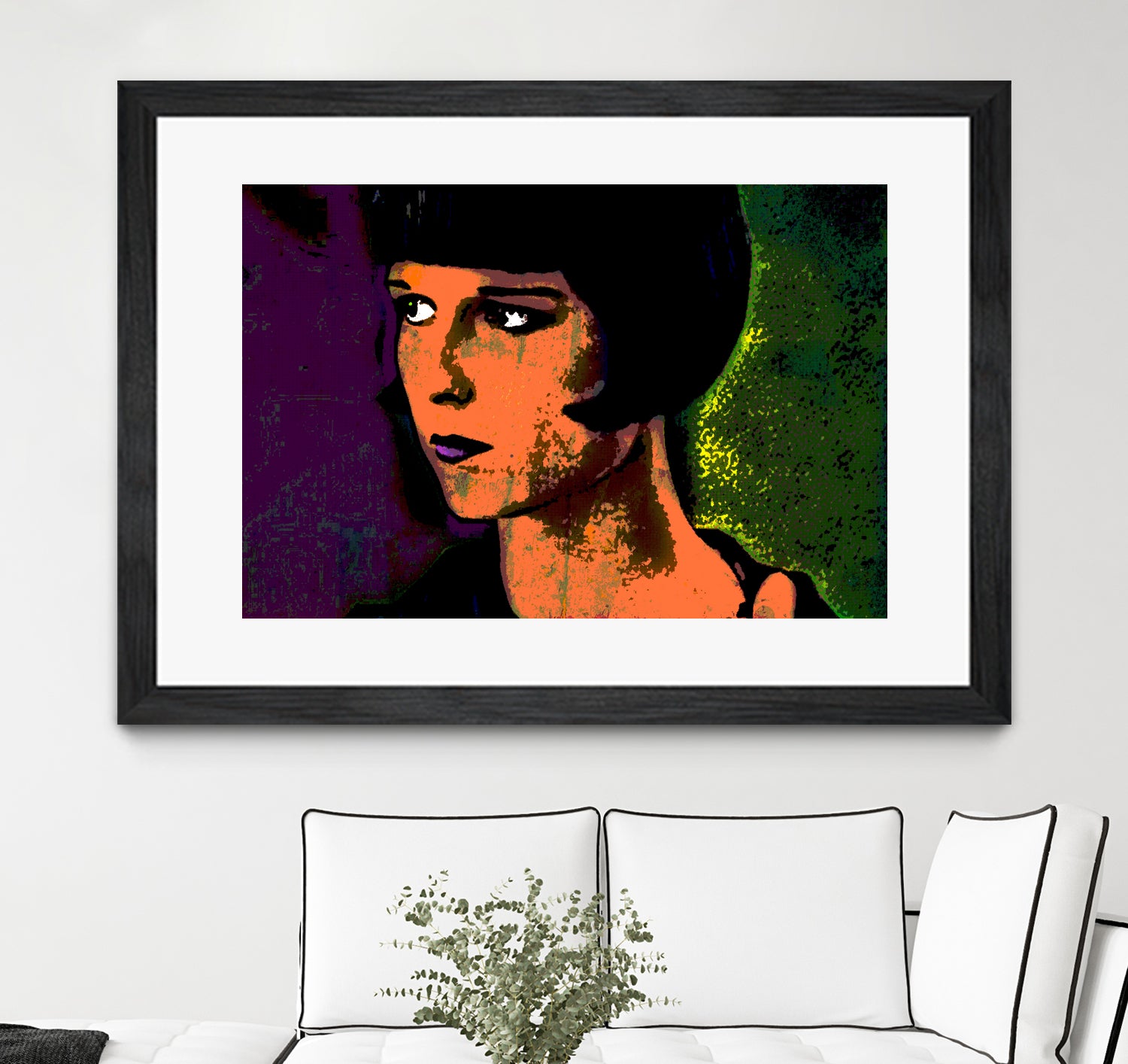 LOUISE BROOKS-2 by OTIS PORRITT on GIANT ART - orange digital painting