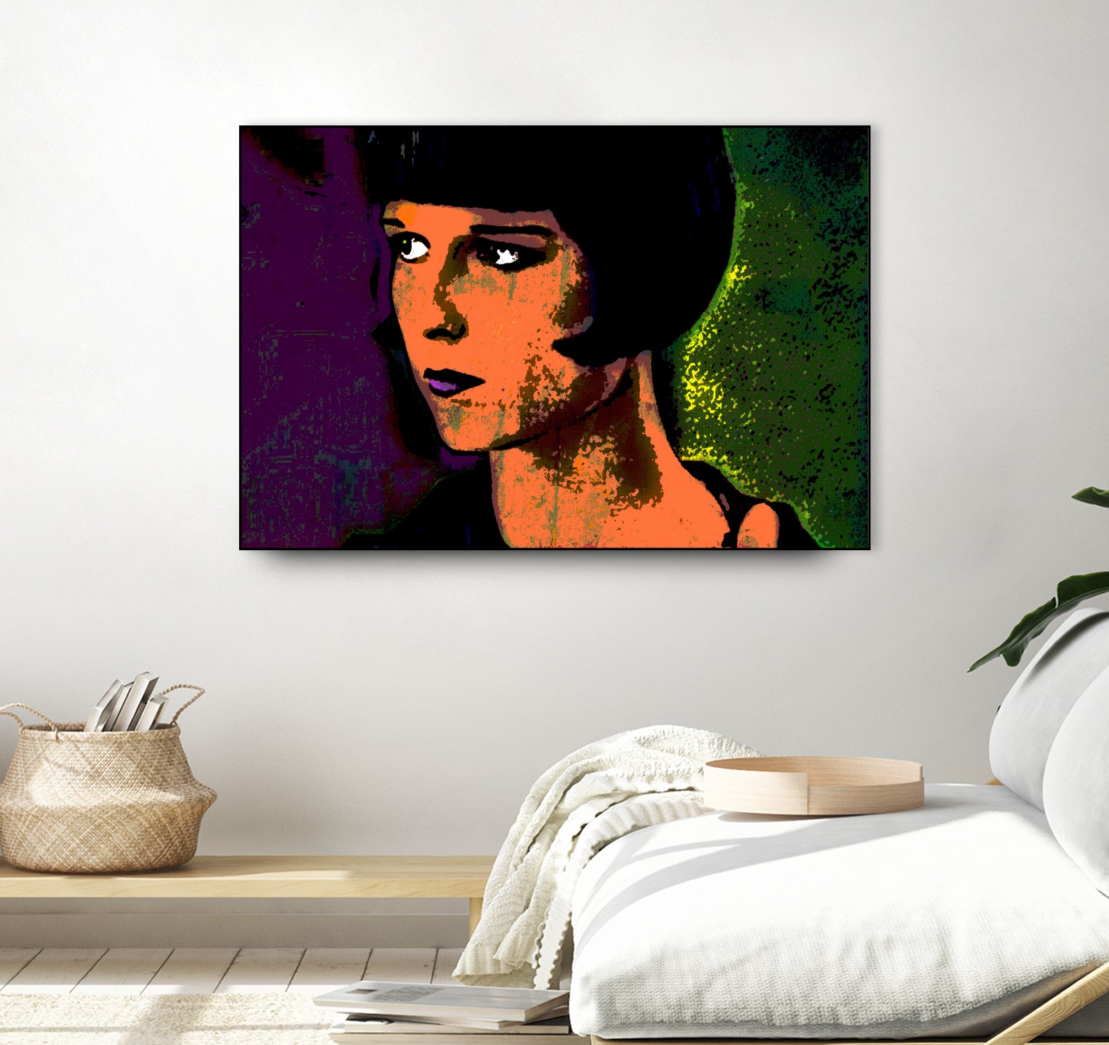 LOUISE BROOKS-2 by OTIS PORRITT on GIANT ART - orange digital painting