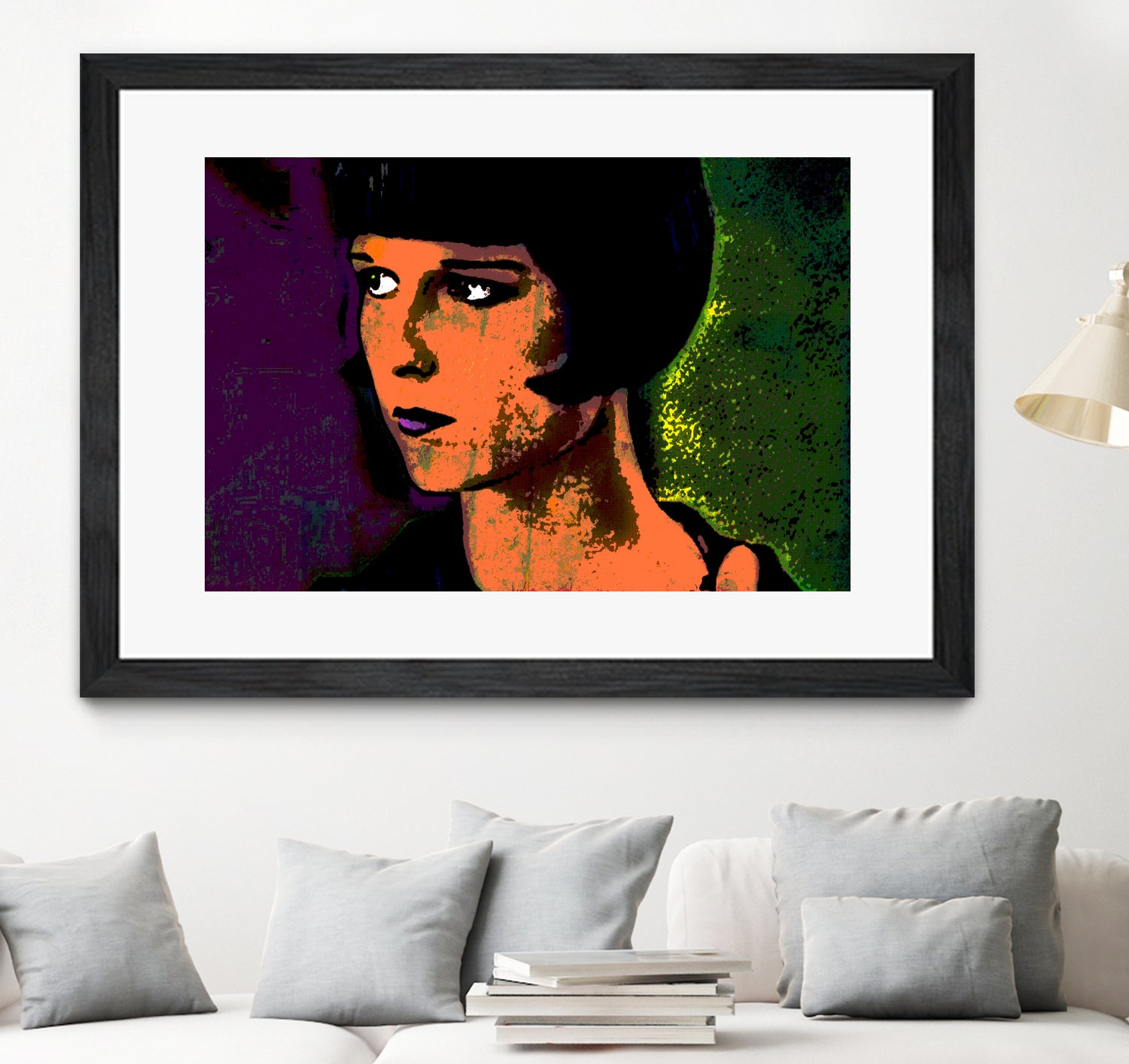 LOUISE BROOKS-2 by OTIS PORRITT on GIANT ART - orange digital painting