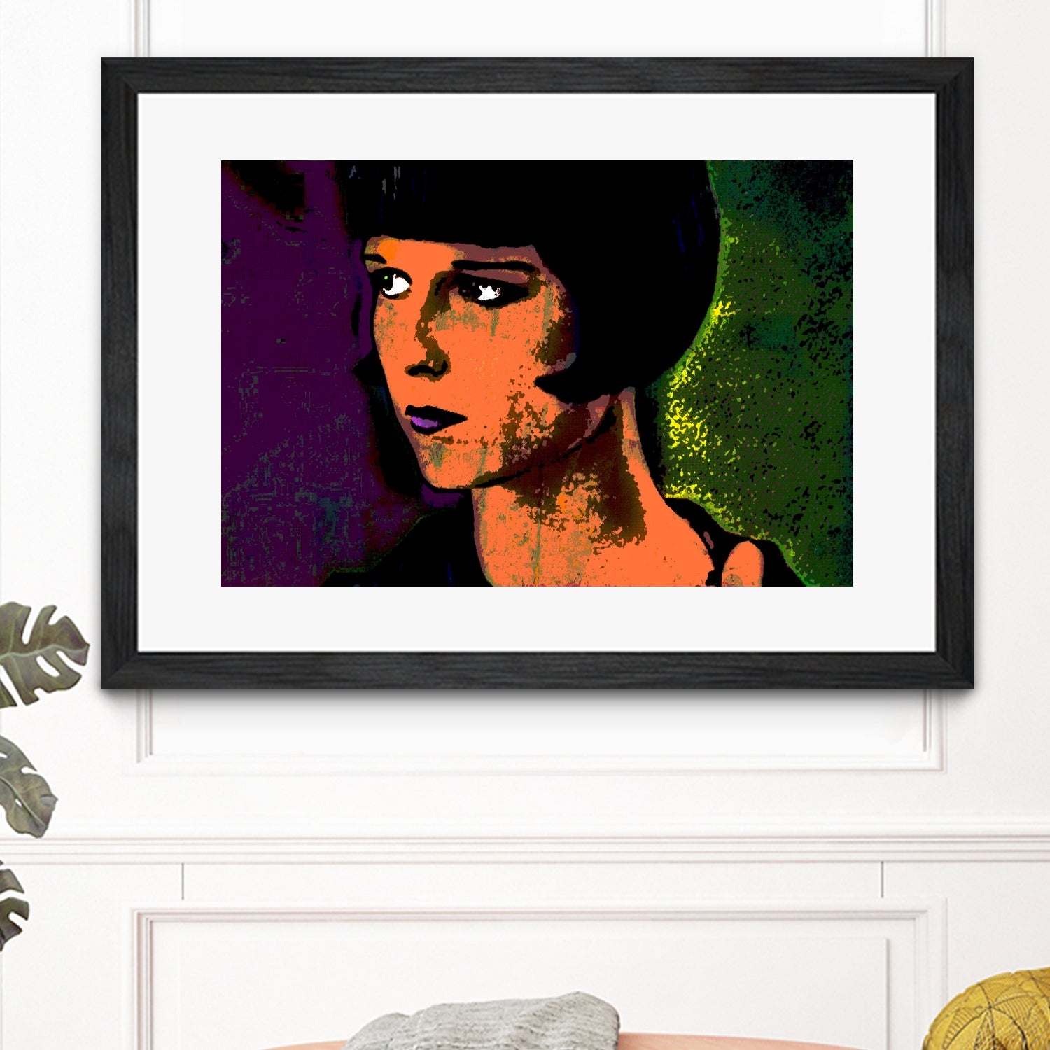 LOUISE BROOKS-2 by OTIS PORRITT on GIANT ART - orange digital painting