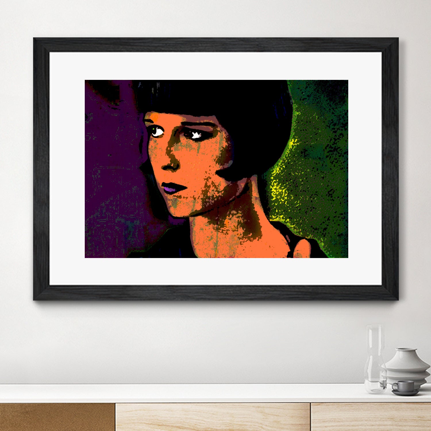 LOUISE BROOKS-2 by OTIS PORRITT on GIANT ART - orange digital painting