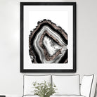 Agate Rose Gold Glitter Glam #4 #gem #decor #art by Anita & Bella Jantz on GIANT ART - gray photo illustration