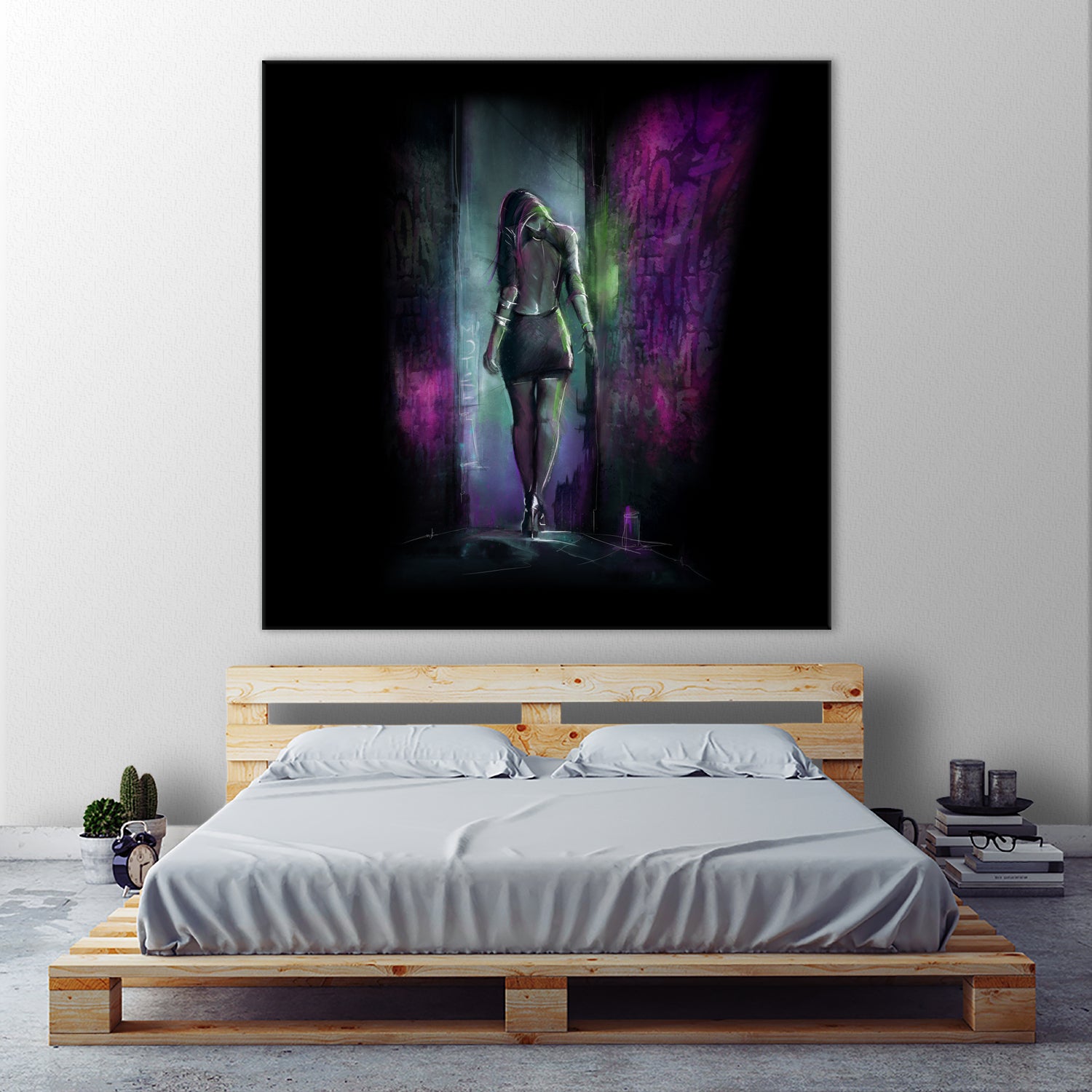 Reverse Love by Claudio Tosi on GIANT ART - fuchsia digital painting