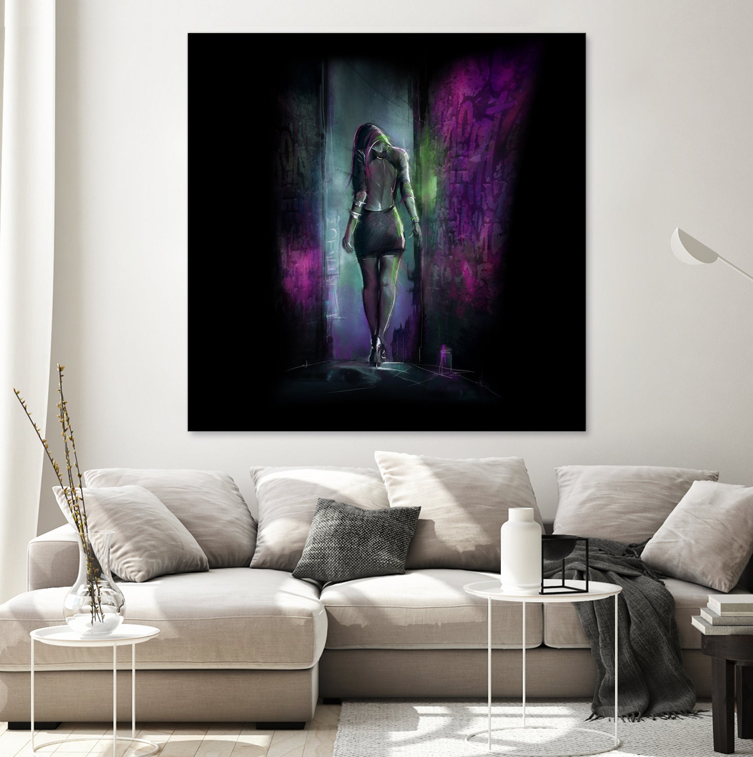 Reverse Love by Claudio Tosi on GIANT ART - fuchsia digital painting