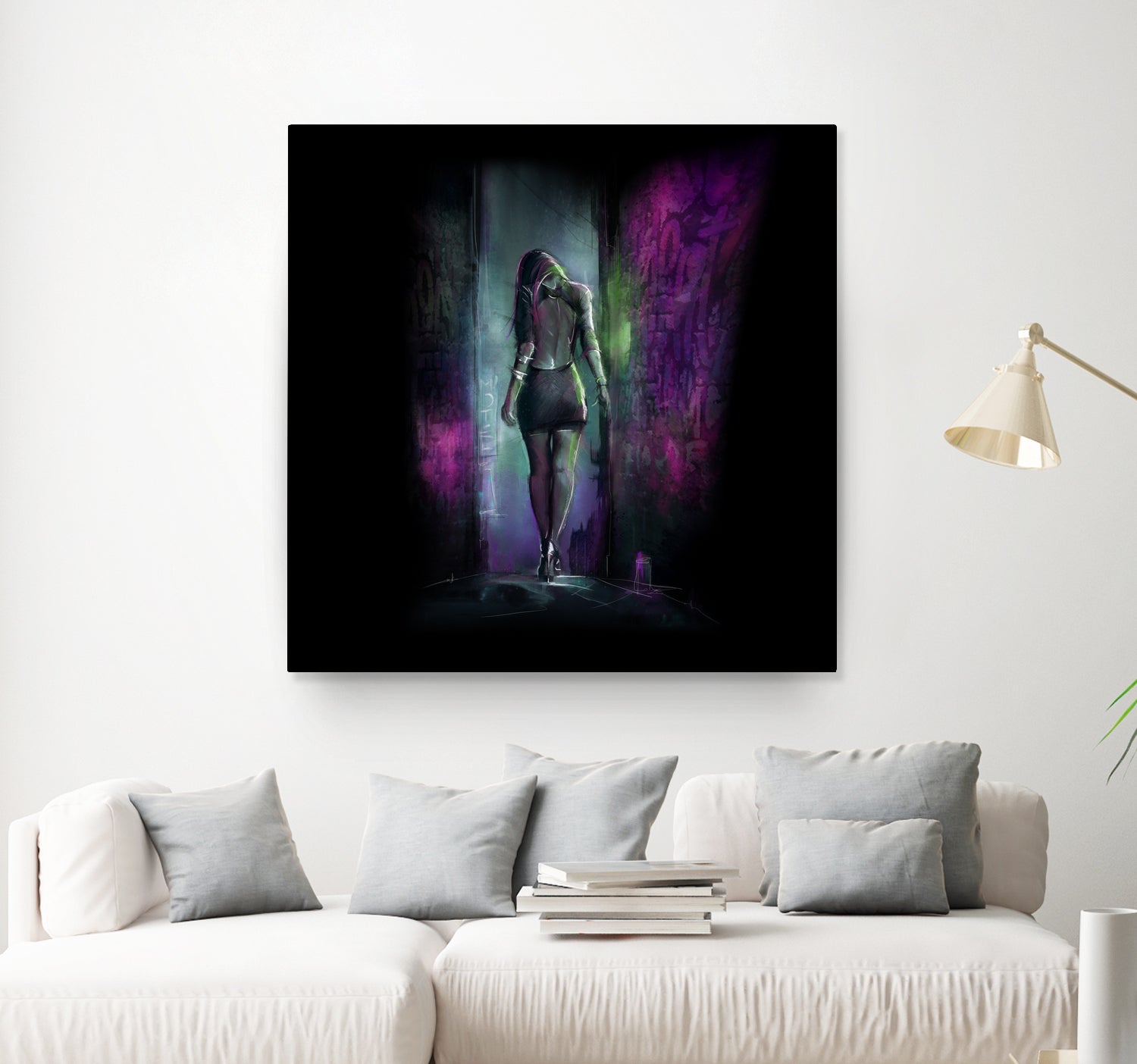 Reverse Love by Claudio Tosi on GIANT ART - fuchsia digital painting