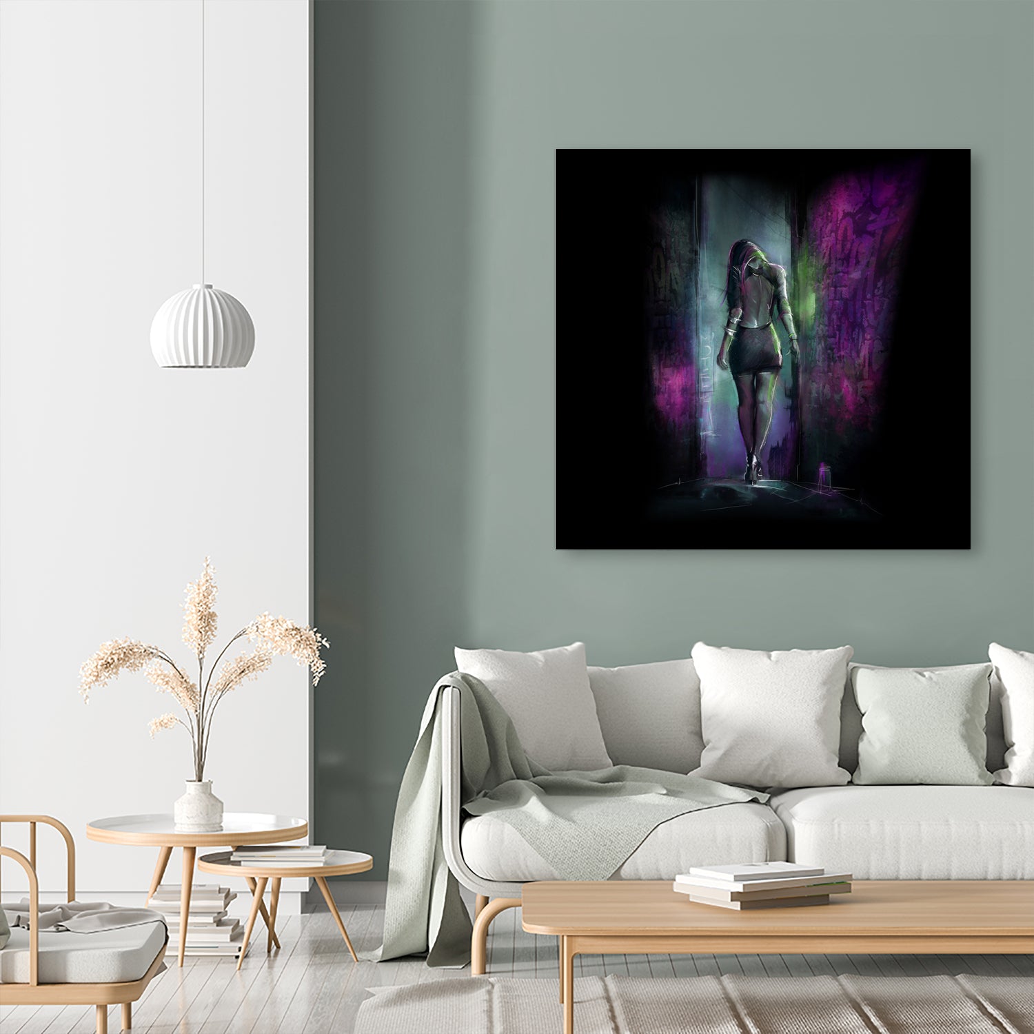 Reverse Love by Claudio Tosi on GIANT ART - fuchsia digital painting