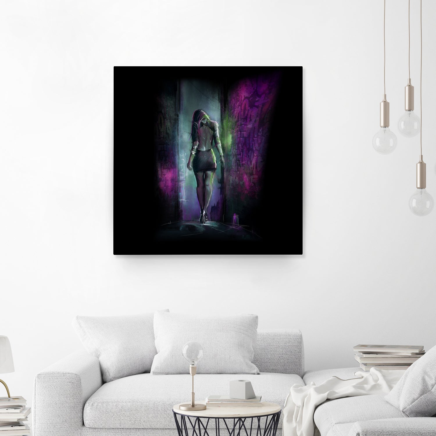 Reverse Love by Claudio Tosi on GIANT ART - fuchsia digital painting