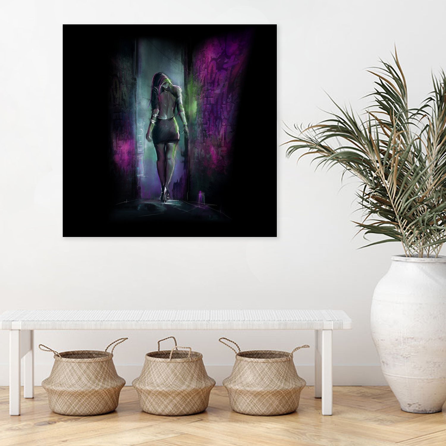 Reverse Love by Claudio Tosi on GIANT ART - fuchsia digital painting