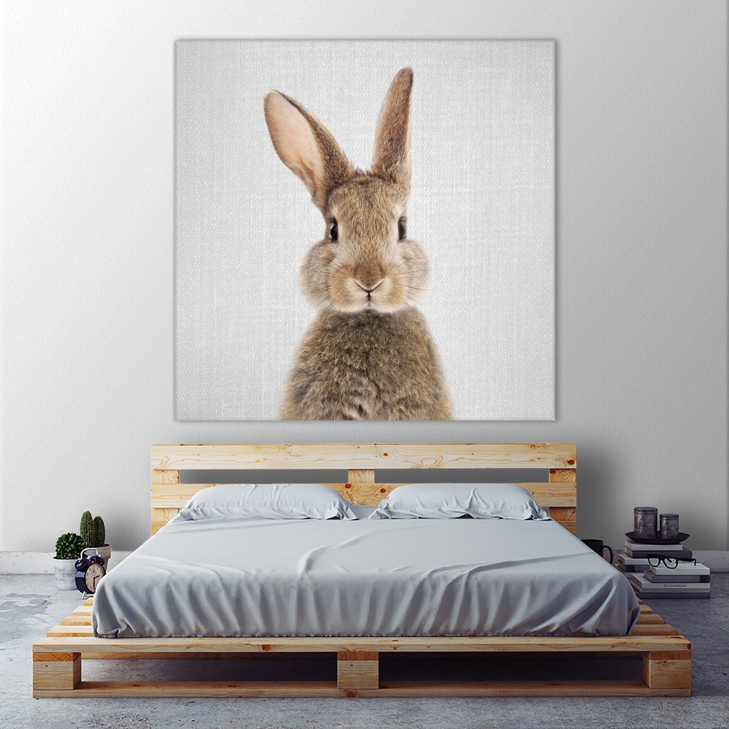 Rabbit - Colorful by Gal Pittel on GIANT ART - brown photo manipulation