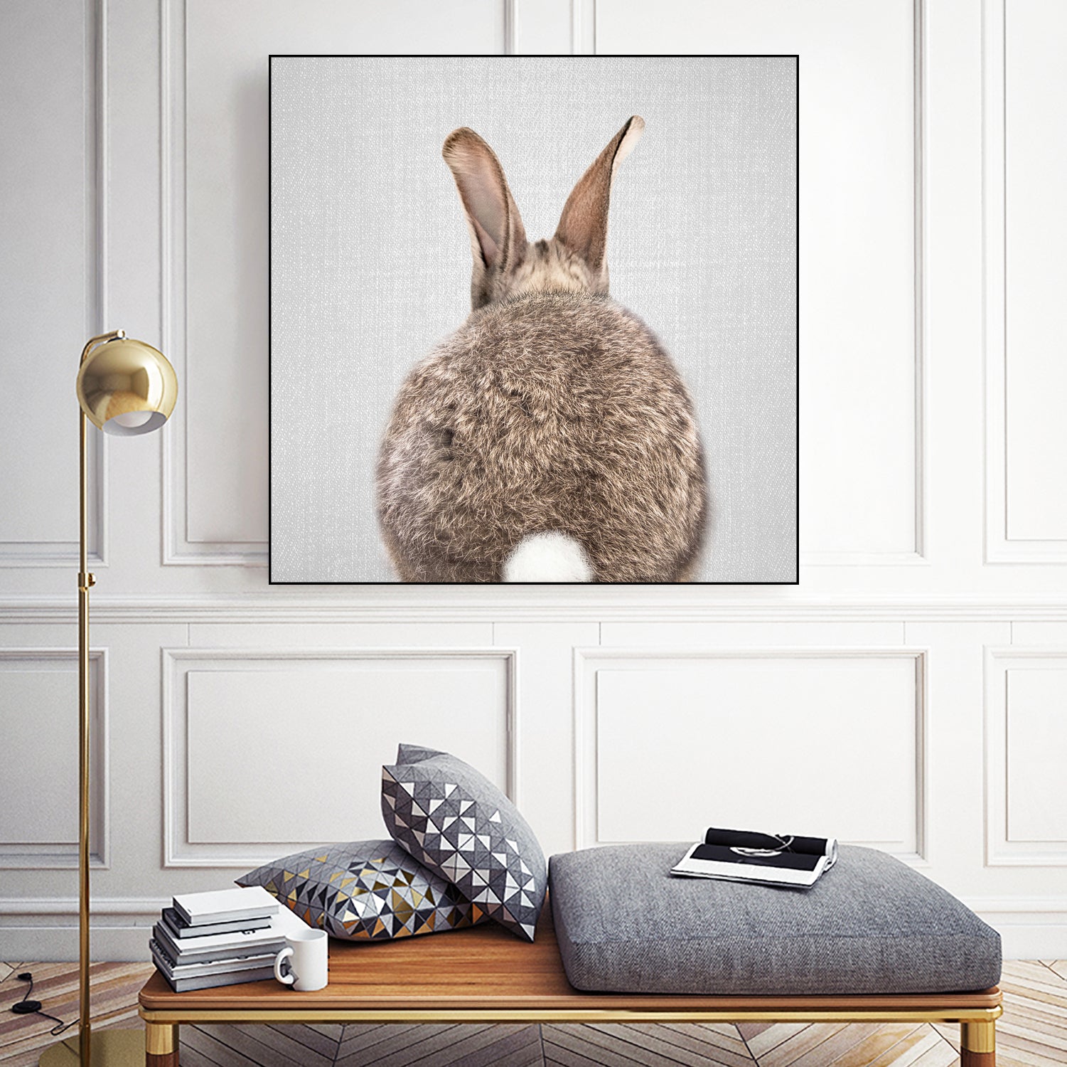 Rabbit Tail - Colorful by Gal Pittel on GIANT ART - brown photo illustration