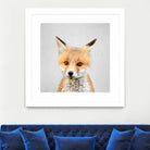 Baby Fox - Colorful by Gal Pittel on GIANT ART - orange photo illustration