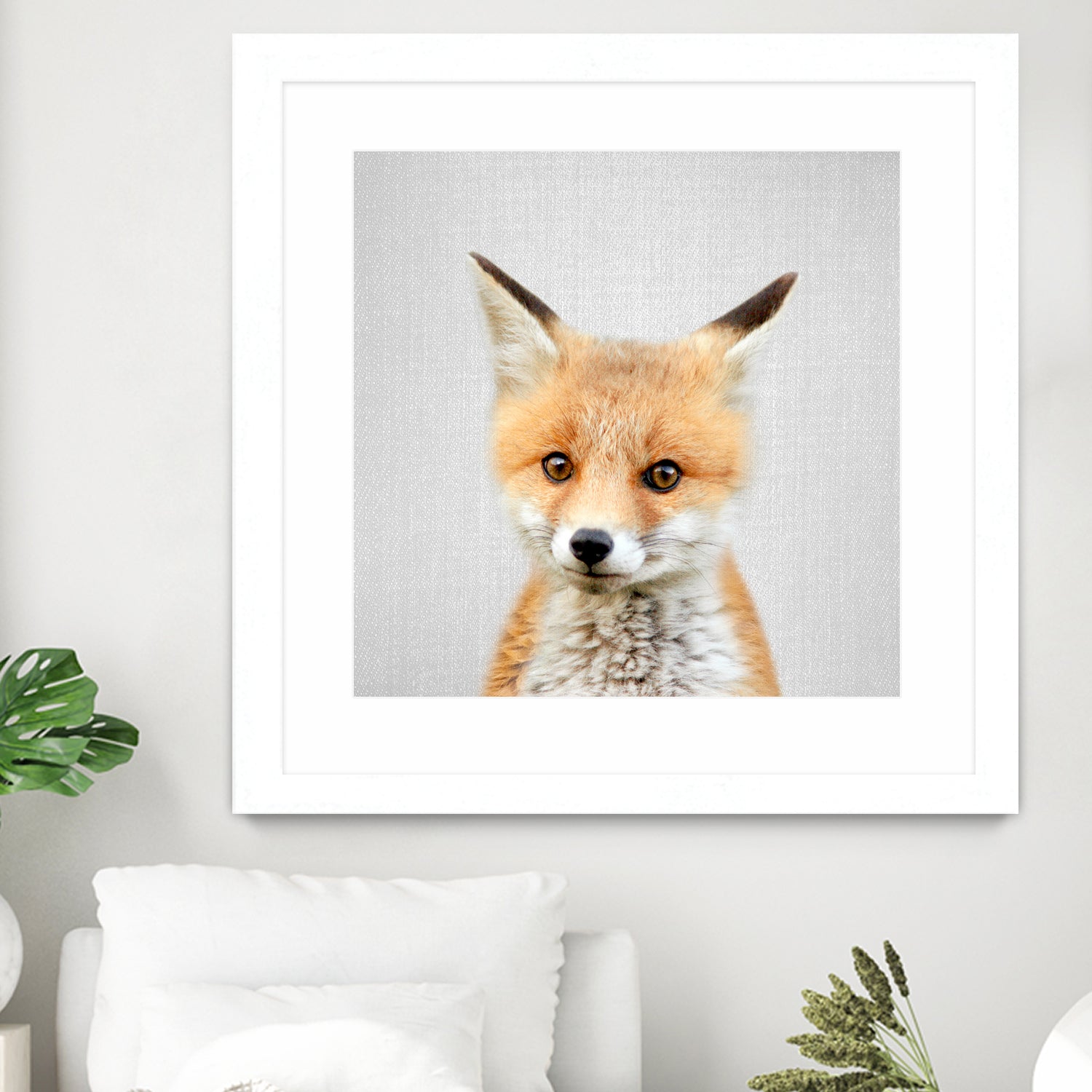 Baby Fox - Colorful by Gal Pittel on GIANT ART - orange photo illustration