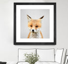 Baby Fox - Colorful by Gal Pittel on GIANT ART - orange photo illustration