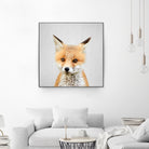 Baby Fox - Colorful by Gal Pittel on GIANT ART - orange photo illustration