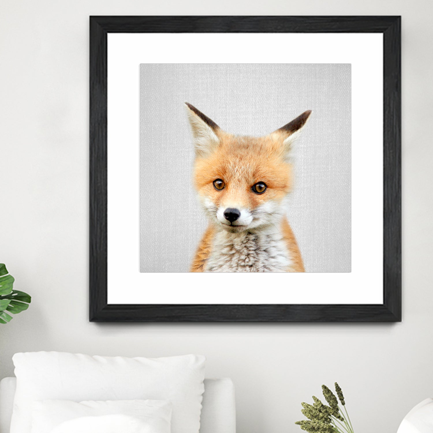 Baby Fox - Colorful by Gal Pittel on GIANT ART - orange photo illustration