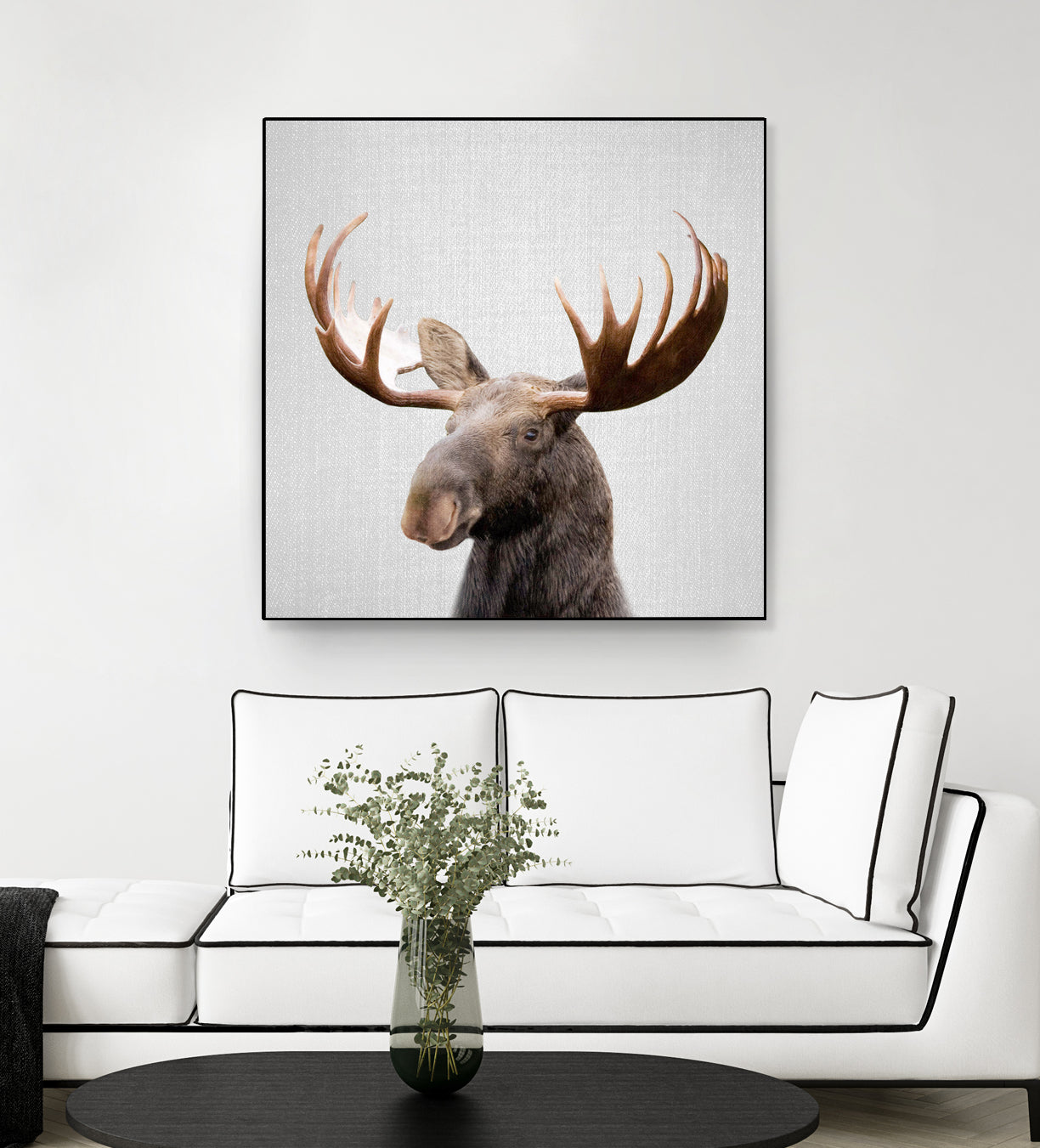 Moose - Colorful by Gal Pittel on GIANT ART - brown photo illustration