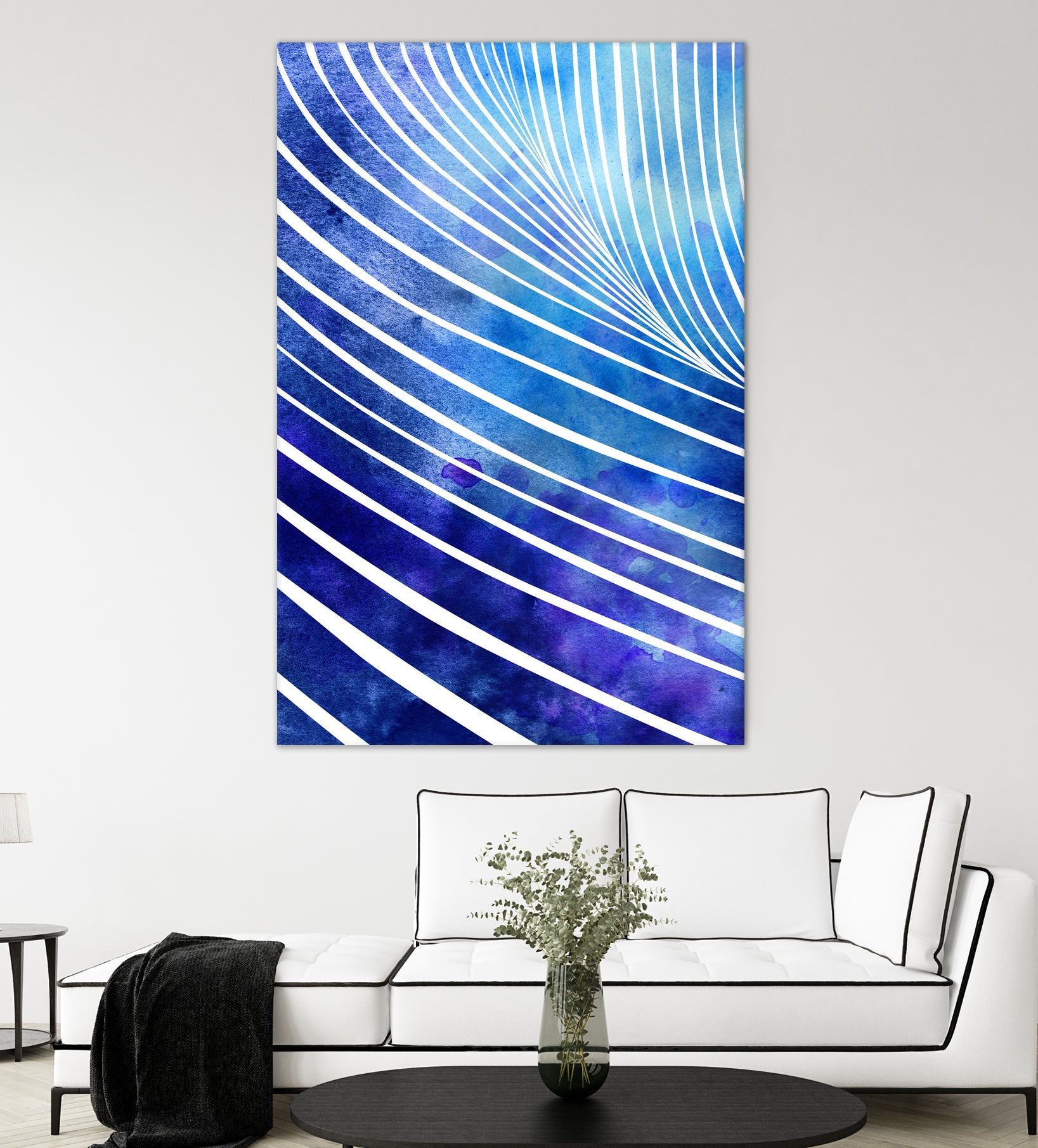 Tide XIV by Stevyn Llewellyn on GIANT ART - blue digital painting