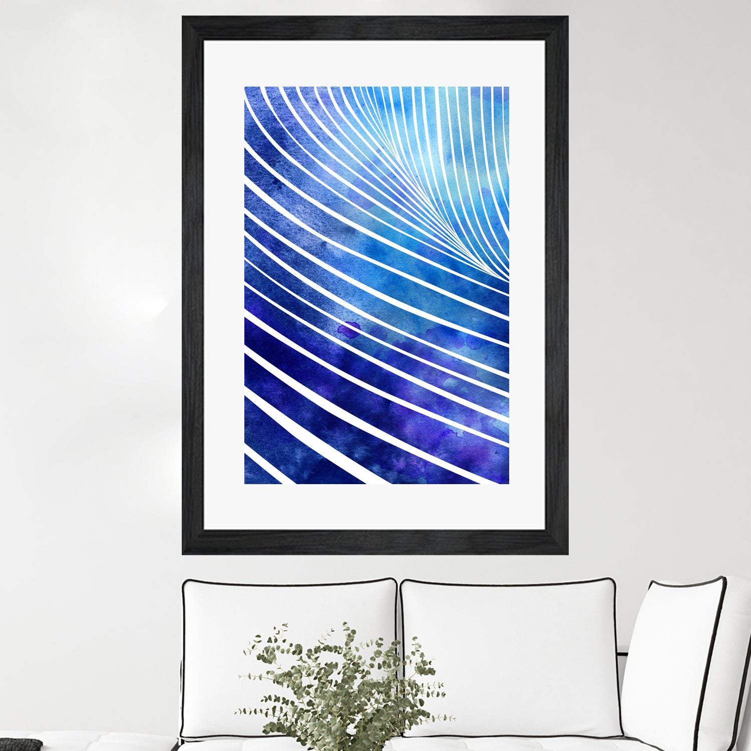 Tide XIV by Stevyn Llewellyn on GIANT ART - blue digital painting