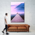 The Bridge of Freedom by GEN Z by Rigaud Mickaël on GIANT ART - fuchsia photo illustration