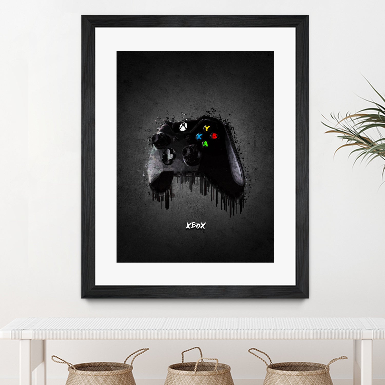 xbox joystick by Gabriel Fernando on GIANT ART - black game design