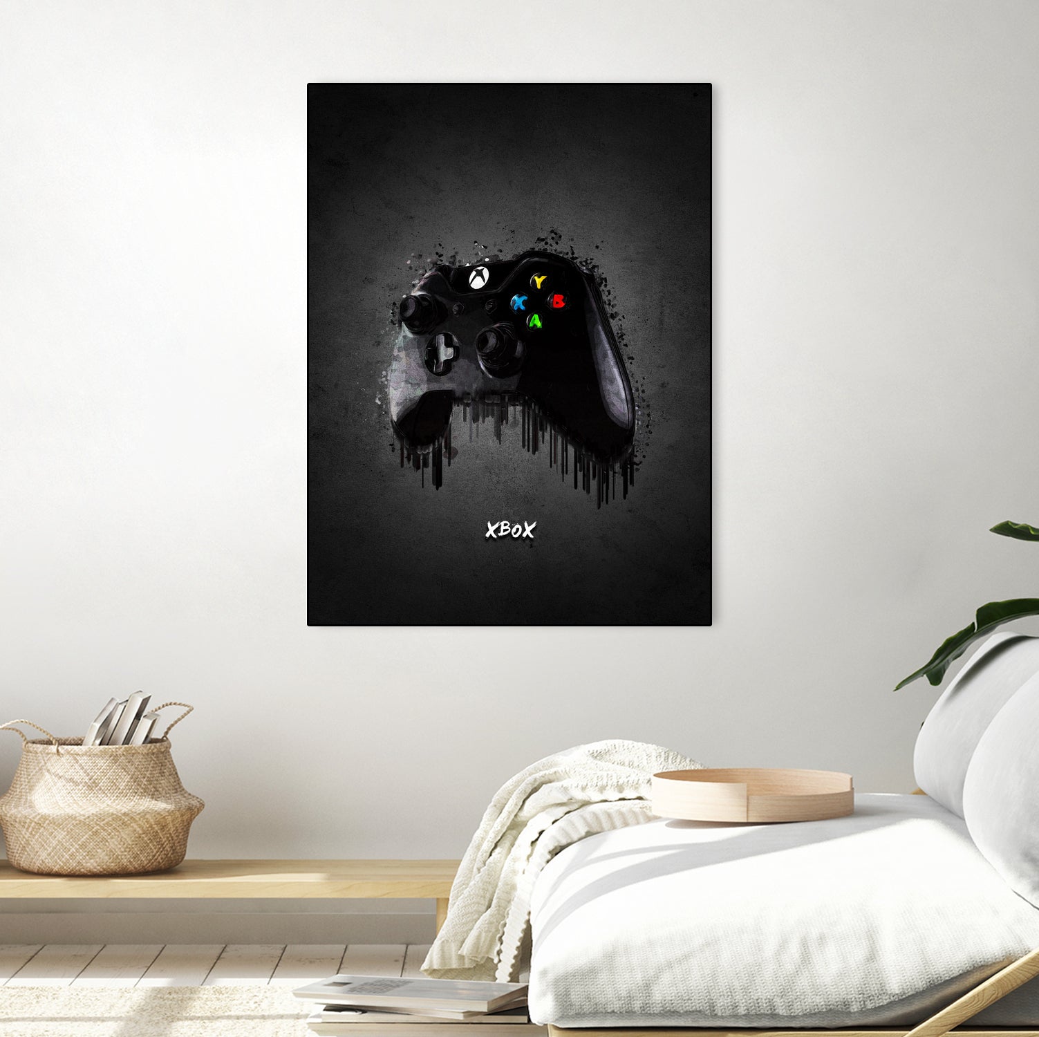 xbox joystick by Gabriel Fernando on GIANT ART - black game design