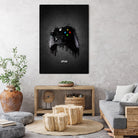 xbox joystick by Gabriel Fernando on GIANT ART - black game design