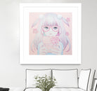 Gamer Girl 4 by Kaoru Hasegawa on GIANT ART - pink mixed media