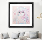 Gamer Girl 4 by Kaoru Hasegawa on GIANT ART - pink mixed media