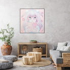 Gamer Girl 4 by Kaoru Hasegawa on GIANT ART - pink mixed media