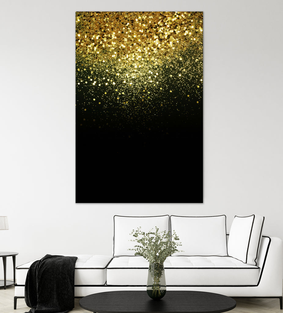 Sparkling Gold Glitter Glam #1 #shiny #decor #art by Anita & Bella Jantz on GIANT ART - yellow photo manipulation