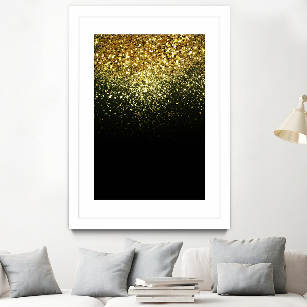 Sparkling Gold Glitter Glam #1 #shiny #decor #art by Anita & Bella Jantz on GIANT ART - yellow photo manipulation