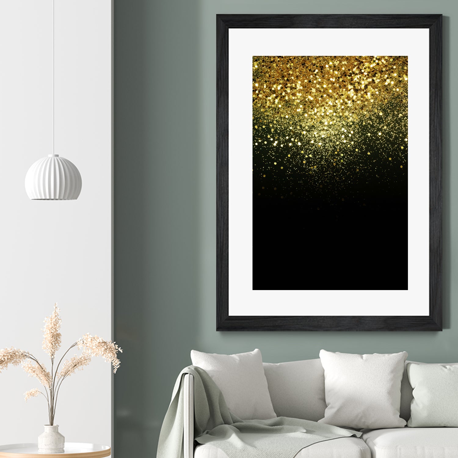 Sparkling Gold Glitter Glam #1 #shiny #decor #art by Anita & Bella Jantz on GIANT ART - yellow photo manipulation