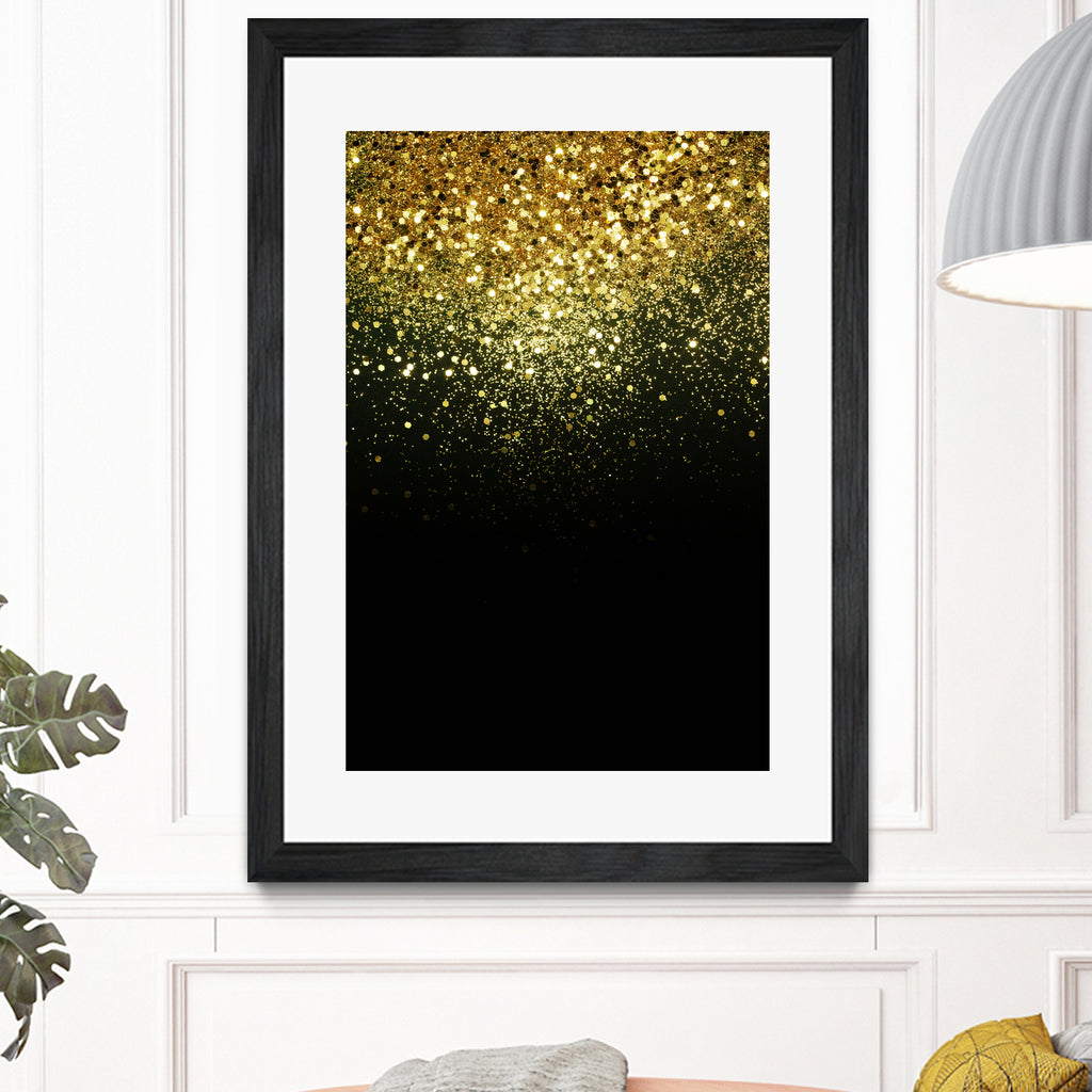 Sparkling Gold Glitter Glam #1 #shiny #decor #art by Anita & Bella Jantz on GIANT ART - yellow photo manipulation