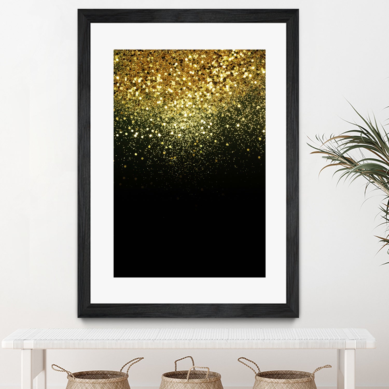 Sparkling Gold Glitter Glam #1 #shiny #decor #art by Anita & Bella Jantz on GIANT ART - yellow photo manipulation