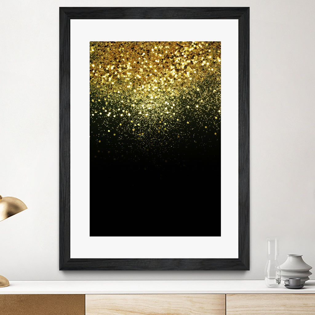 Sparkling Gold Glitter Glam #1 #shiny #decor #art by Anita & Bella Jantz on GIANT ART - yellow photo manipulation