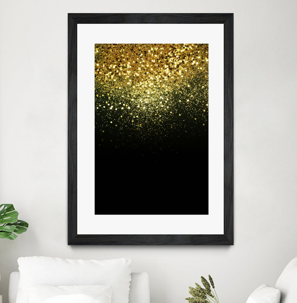 Sparkling Gold Glitter Glam #1 #shiny #decor #art by Anita & Bella Jantz on GIANT ART - yellow photo manipulation