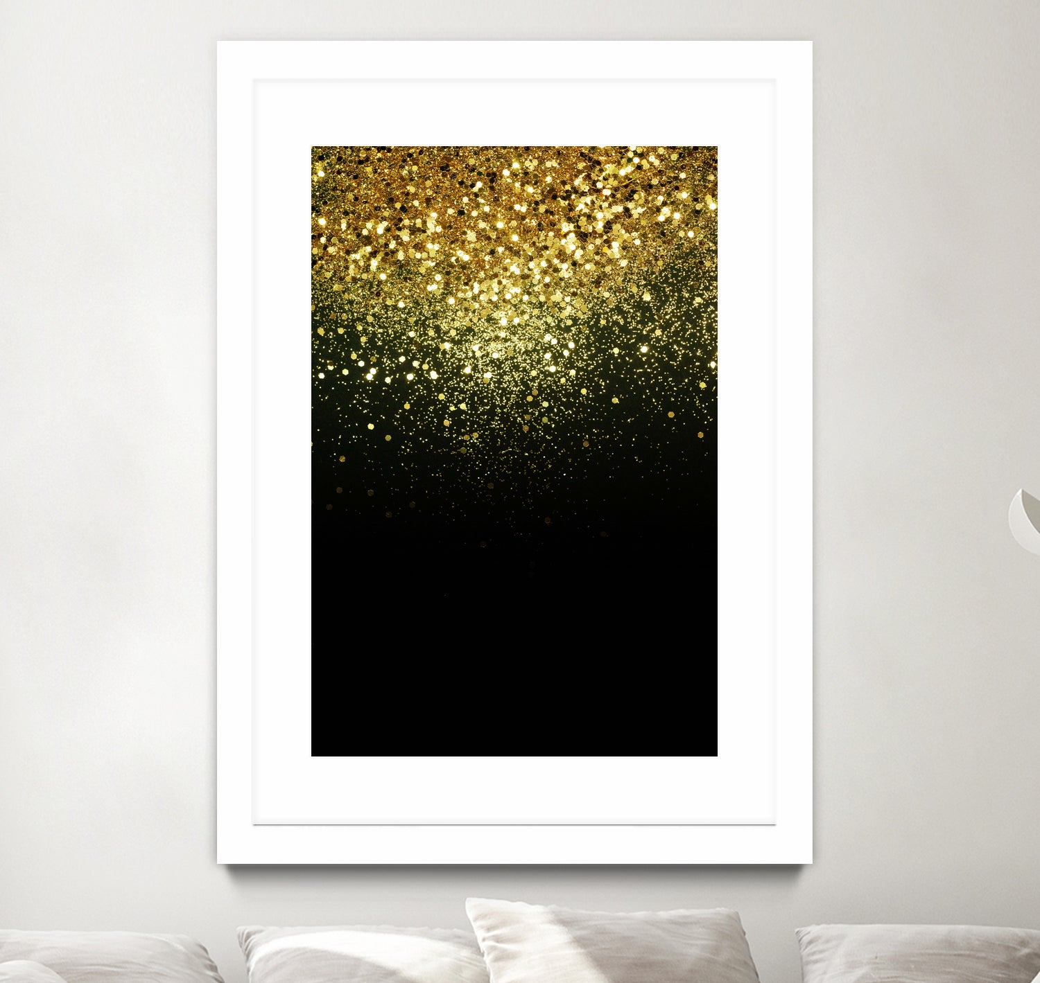 Sparkling Gold Glitter Glam #1 #shiny #decor #art by Anita & Bella Jantz on GIANT ART - yellow photo manipulation