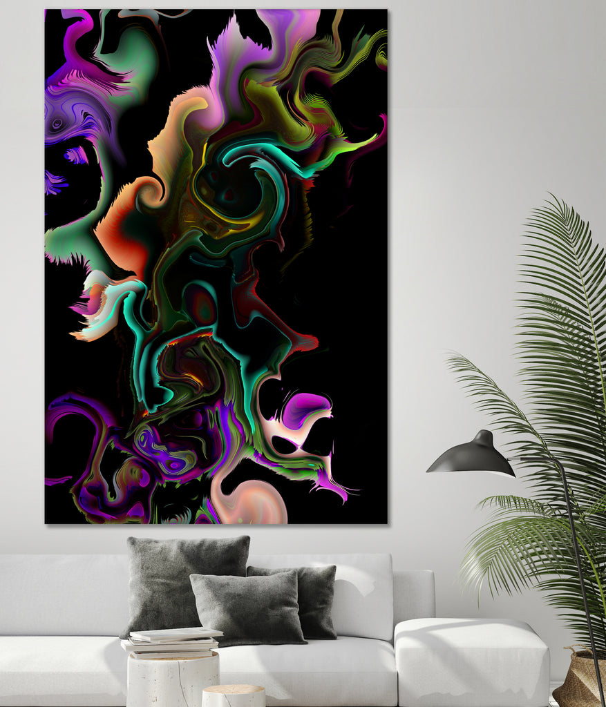 acrylic marble by Haris Kavalla on GIANT ART - black digital painting