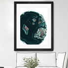 Malachite with Rose Gold Glitter #1 #shiny #gem #decor #art by Anita & Bella Jantz on GIANT ART - green photo illustration